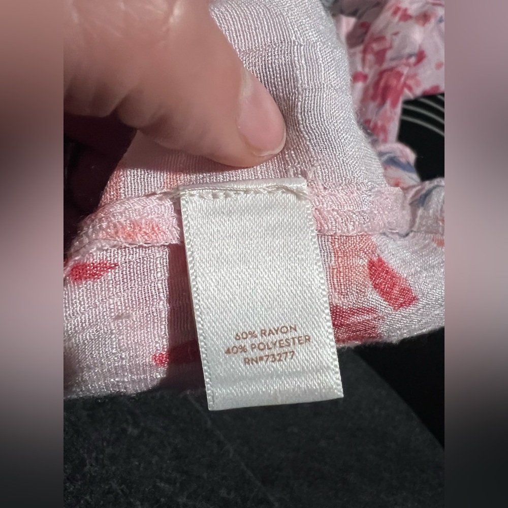 LC pink floral blouse - Picture 5 of 5